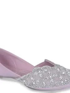 CATBIRD Women Embellished Ethnic Mojaris Flats