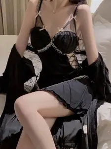 DressBerry Women Shoulder Straps Nightdress