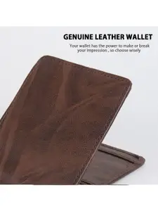 Provogue Men Textured Two Fold Wallet