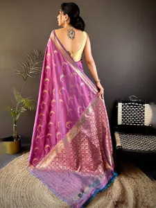 SGF11 Woven Design Zari Pure Silk Kanjeevaram Saree