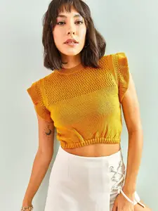 BIANCO LUCCI Women Extended Sleeves Top