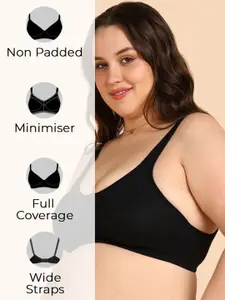 KOMLI Pack Of 2 Non-Padded Everyday Minimizer Bra