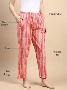 Kryptic Pack Of 2 Printed Pure Cotton Relaxed Fit Lounge Pants