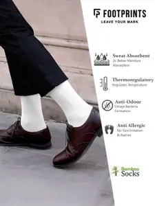 FOOTPRINTS Men Pack Of 3 Calf-Length Socks