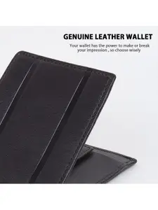 Provogue Men Textured Two Fold Wallet