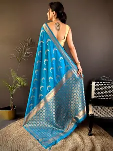 SGF11 Woven Design Zari Pure Silk Handloom Kanjeevaram Saree
