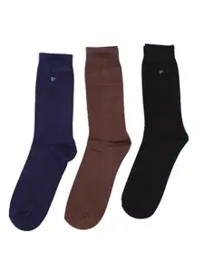 FOOTPRINTS Men Pack Of 3 Calf-Length Socks