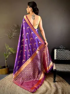 SGF11 Woven Design Zari Pure Silk Kanjeevaram Saree