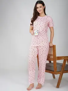 BAESD Women Printed Night suit