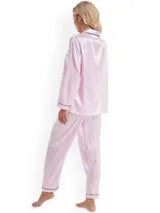 DressBerry Women Striped Night suit
