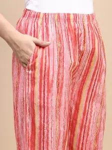 Kryptic Pack Of 2 Printed Pure Cotton Relaxed Fit Lounge Pants