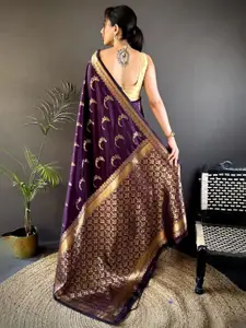 SGF11 Woven Design Zari Pure Silk Handloom Kanjeevaram Saree