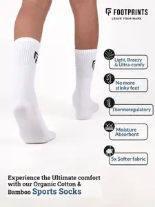 FOOTPRINTS Men Pack Of 3 Calf-Length Socks