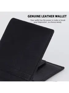 Provogue Men Textured Two Fold Wallet