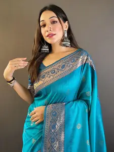 SGF11 Ethnic Motifs Zari Pure Silk Kanjeevaram Saree
