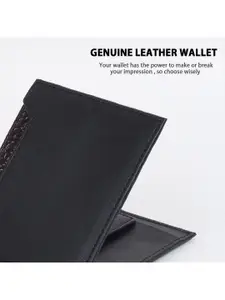 Provogue Men Textured Two Fold Wallet