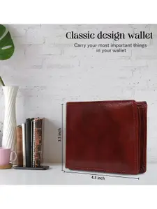 Provogue Men Textured Two Fold Wallet