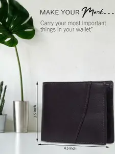 Provogue Men Textured Two Fold Wallet