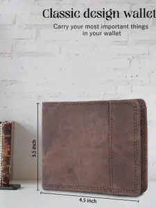 Provogue Men Textured Two Fold Wallet