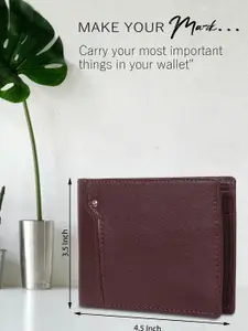 Provogue Men Textured Two Fold Wallet