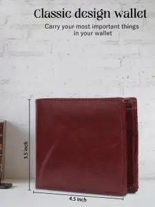 Provogue Men Textured Two Fold Wallet