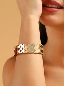 DressBerry Gold-Plated The Python Cuff Bracelet