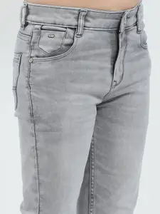 Monte Carlo Boys Slim Fit Mid-Rise Heavy Fade Cotton Jeans