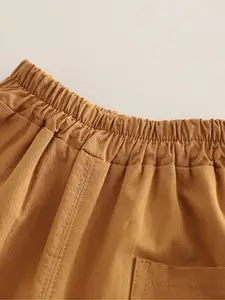 INCLUD Boys Printed Polo Collar Short Sleeves T-Shirt With Shorts