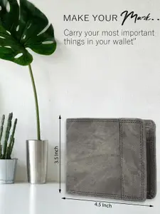 Provogue Men Textured Two Fold Wallet