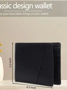 Provogue Men Textured Two Fold Wallet