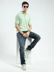 Monte Carlo Men Polo Collar Cotton T-shirt