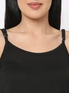 Sweet Dreams Women Printed  Shoulder Straps Top & Pyjamas Night suit