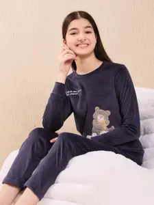 Sweet Dreams Girls Printed Night Suits