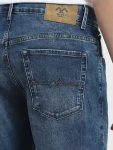 Mufti Men Relaxed Fit Mid-Rise Light Fade Stretchable Jeans