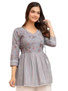 DMP FASHION Printed Thread Work Kurti