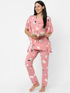 Sweet Dreams Women Printed Night suit