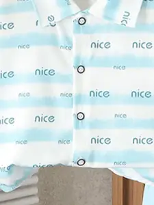 INCLUD Boys Printed Polo Collar T-Shirt With Shorts