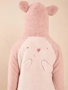 Sweet Dreams Girls Printed Hooded Night Suit