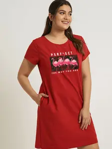 FFLIRTYGO Printed Nightdress