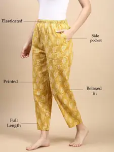 Kryptic Pack Of 2 Pure Cotton Mid-Rise LoungePants