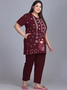 IN Love Women Printed Night suit