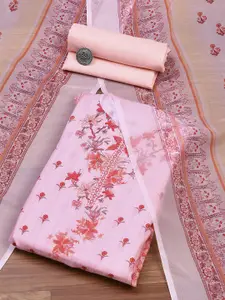 Biba Floral Printed Pure Cotton Unstitched Dress Material