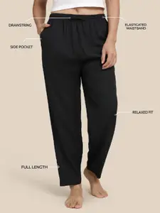 Kryptic Pack Of 2 Pure Cotton Mid-Rise LoungePants