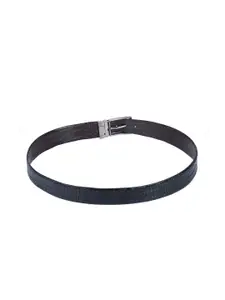 Calvadoss Men Textured Leather Reversible Formal Belt
