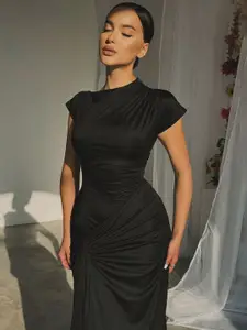 StyleCast Women Round Neck Maxi Dress