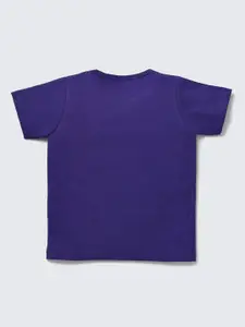 Nite Flite Girls Geometric Printed Pure Cotton Night suit