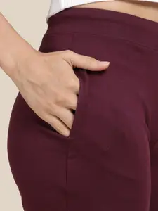 Kryptic Pack Of 2 Pure Cotton Mid-Rise LoungePants