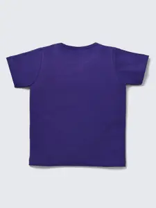 Nite Flite Girl Printed Round Neck Pure Cotton Top & Pyjamas Night suit