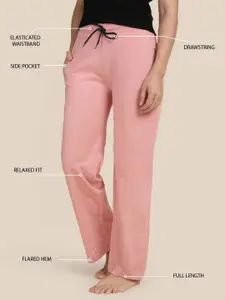 Kryptic Pack Of 2 Pure Cotton Mid-Rise LoungePants