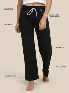 Kryptic Pack Of 2 Pure Cotton Mid-Rise LoungePants